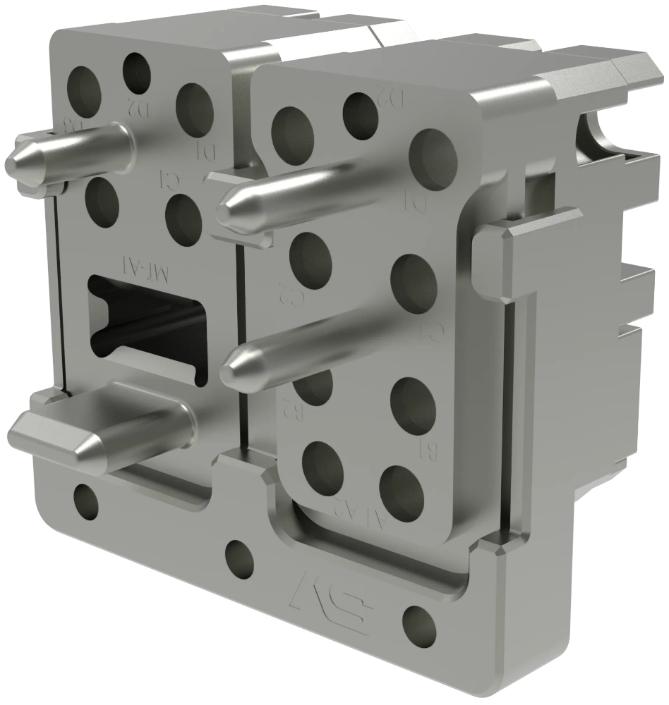 NanoRF VITA 67.3 14 Port RF and 1 Port MT Fiber Backplane Hybrid Module